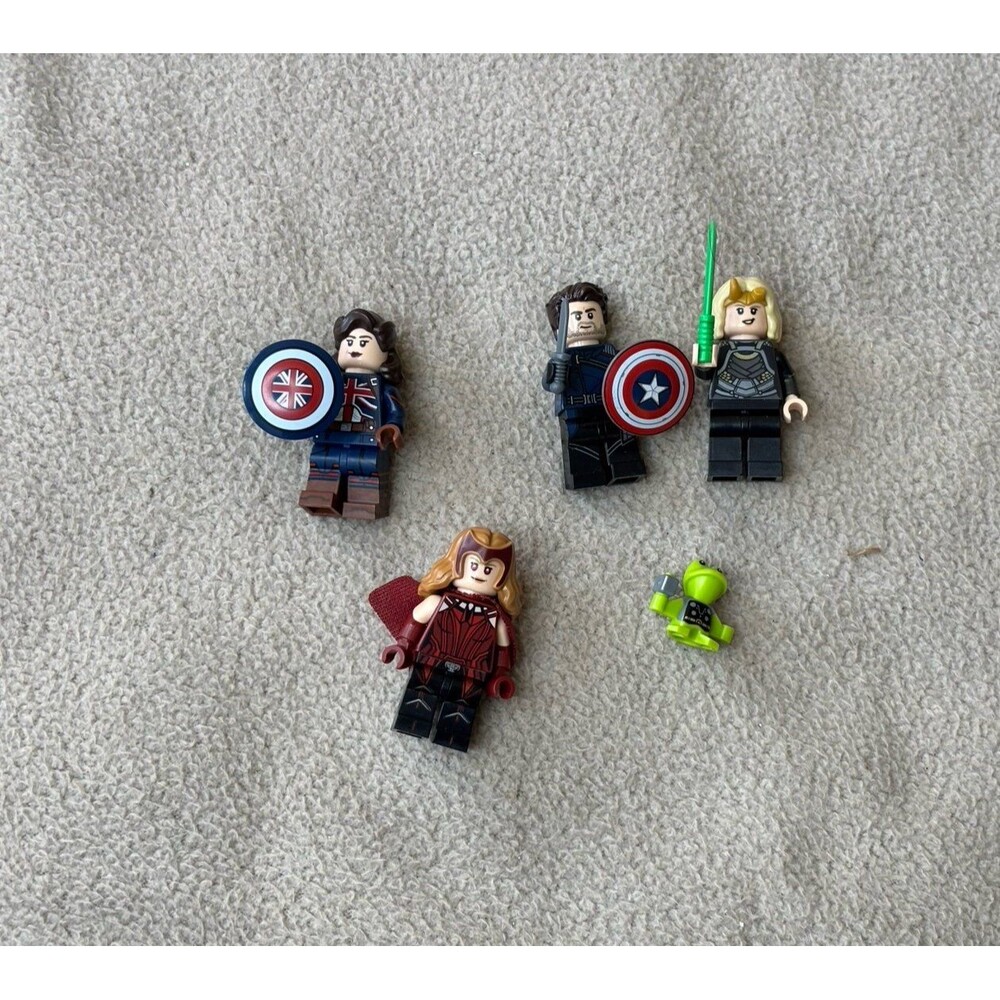 Lot of 4 Lego Marvel Minifigures Disney Super Heroes